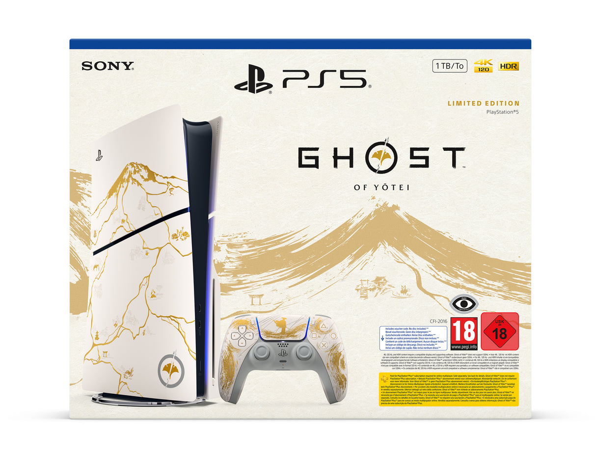 Gaming Sony Playstation 5 Slim Disc Version (Ghost of Yotei Bundle ) EU