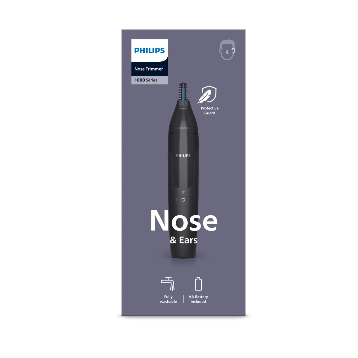 Philips Norelco NOSETRIMMER Series 1000 Nose trimmer series 1000 NT1650/16 Næse- og ørehårstrimmer