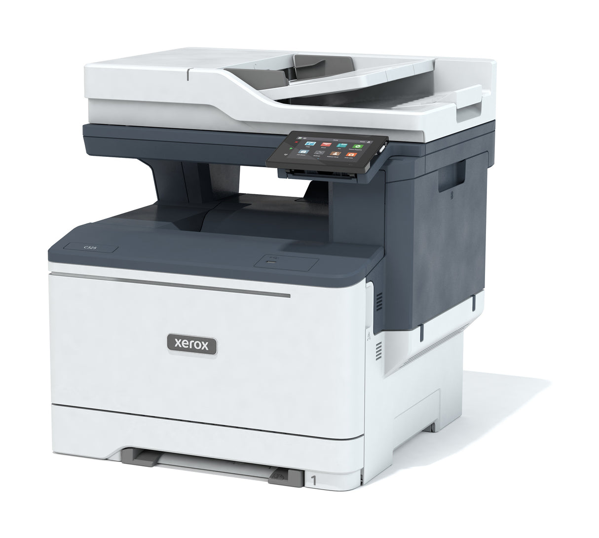 Xerox C325, A4, 33 ppm trådløs dupleks kopi/print/scan/fax PS3 PCL5e/6, 2 magasiner, i alt 251 ark