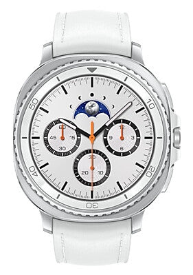 Samsung Galaxy Watch 8 Classic 3,3 cm (1.3") AMOLED 46 mm Digital 438 x 438 pixel Berøringsskærm Sølv Wi-Fi GPS (satellit)