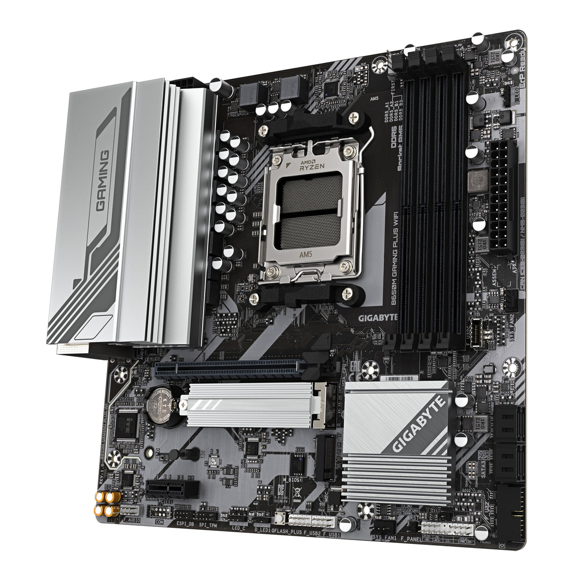 GIGABYTE B650M GAMING PLUS WIFI AMD B650 Sokkel AM5 micro ATX