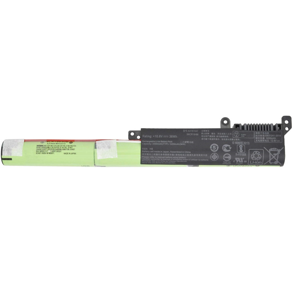 A31N1601 10,8V-3200MAH 36WH LI-ION LAPTOPBATTERI F. X541-SERIEN