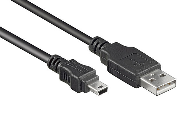 COM USB-KABEL TYPE A / MINI-USB 5 PIN, 1,2 M