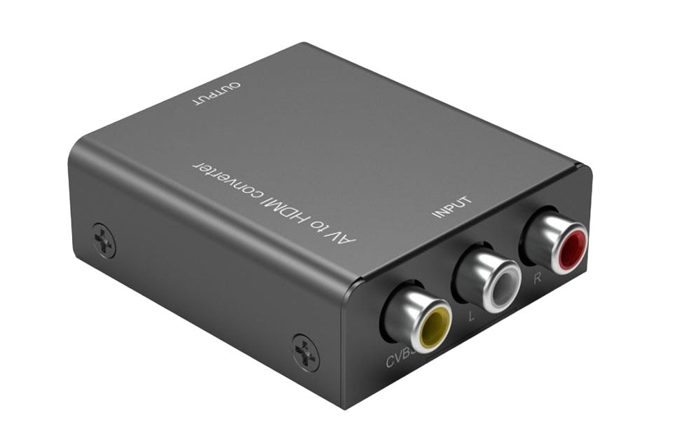 AV til HDMI mini-konverter med skalering (720p/1080p)