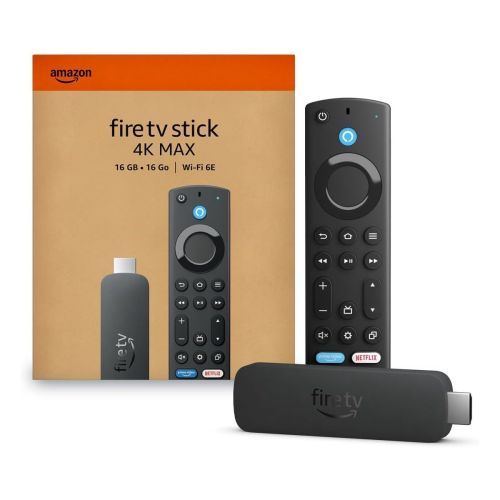 Amazon Fire TV Stick Select 4K Max Streaming Enhed, sort EU