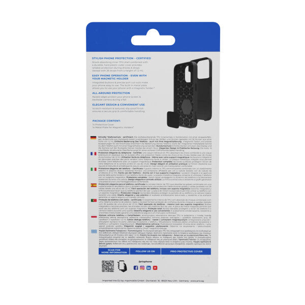 prio Beskyttende Cover til iPhone 17 (6,3 tommer) sort