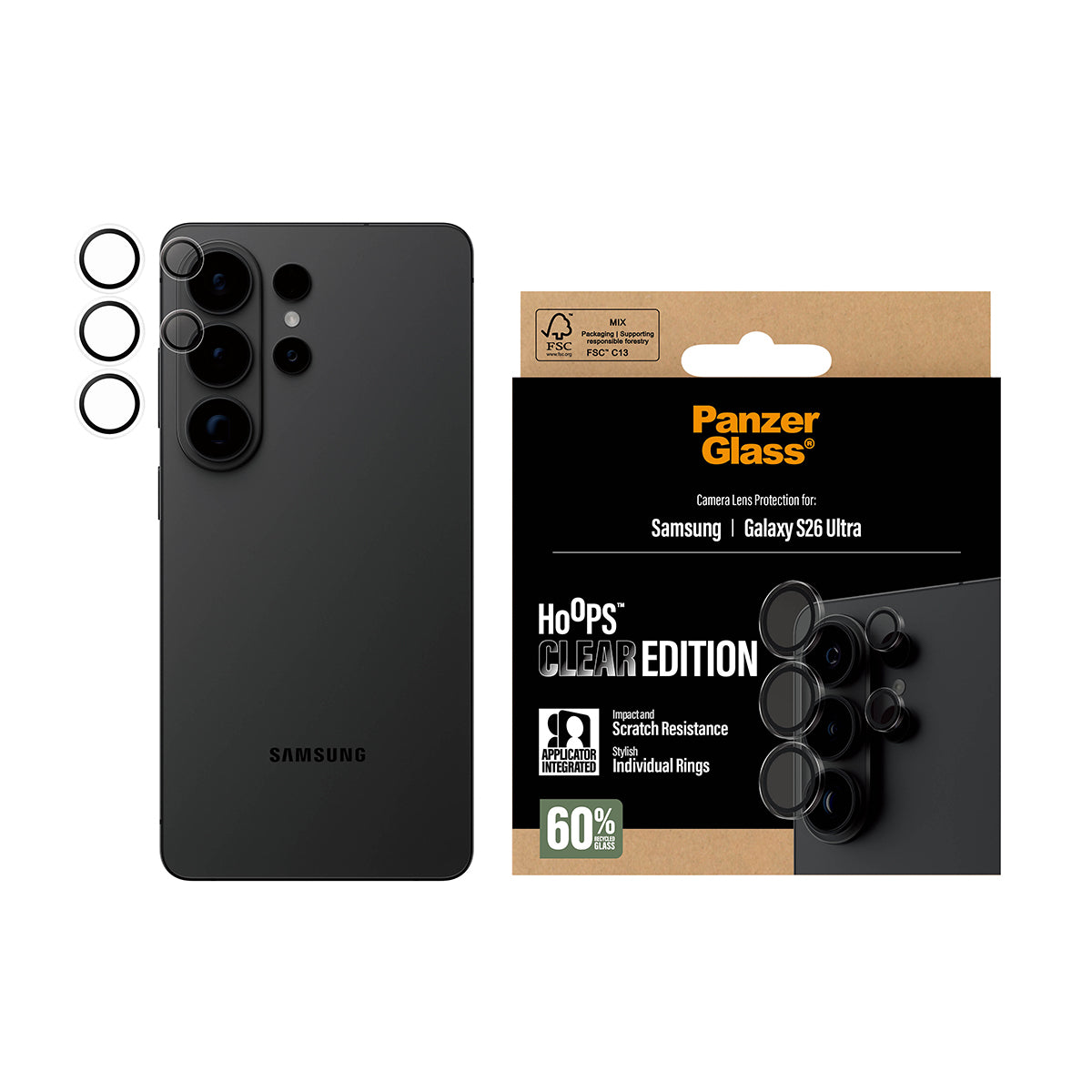 PanzerGlass PicturePerfect Camera Lens Protector Samsung Galaxy S26 Ultra