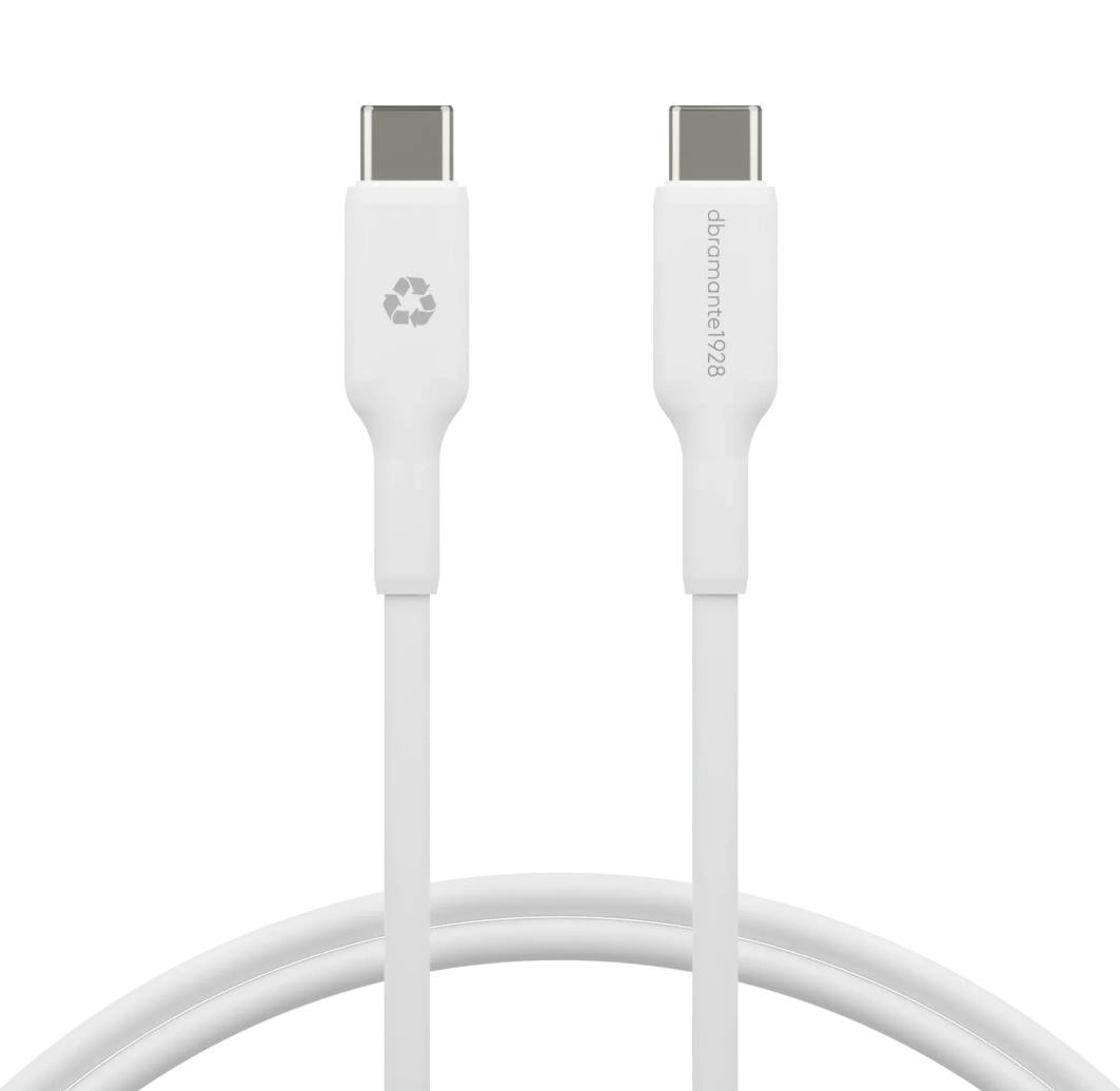 Dbramante Re-charge Cable - USB-C to USB-C - White (1m)