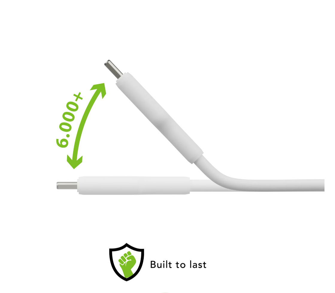 Dbramante Re-charge - Cable - USB-C to Lightning - White (1m)