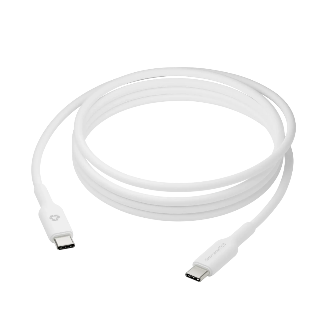 Dbramante Re-charge Cable - USB-C to USB-C - White (2m)