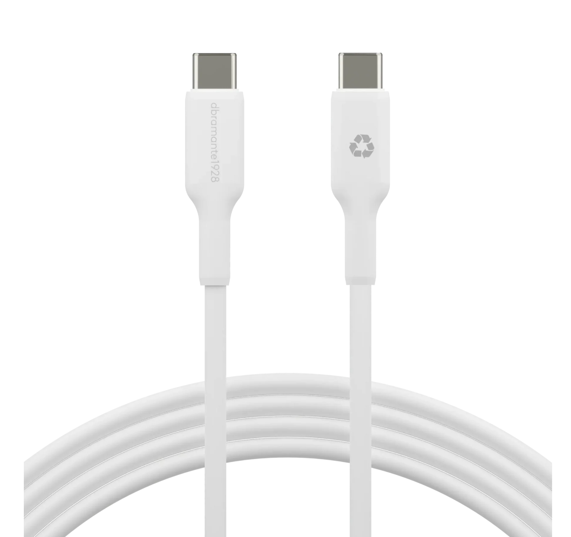 Dbramante Re-charge Cable - USB-C to USB-C - White (2m)