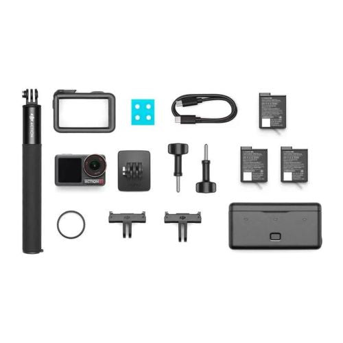 DJI Osmo Action 5 Pro Adventure Combo kamera til actionsport 40 MP 4K Ultra HD CMOS 25,4 / 1,3 mm (1 / 1.3") Wi-Fi 701 g