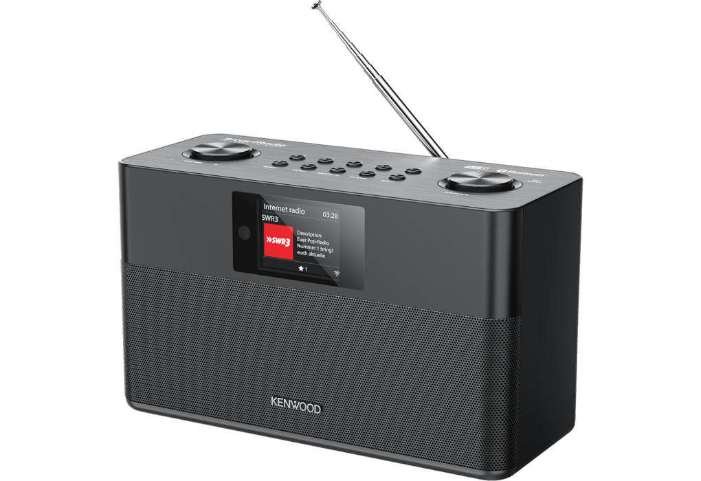 Kenwood CR-ST100S-B kompakt DAB+/internet radio - SORT