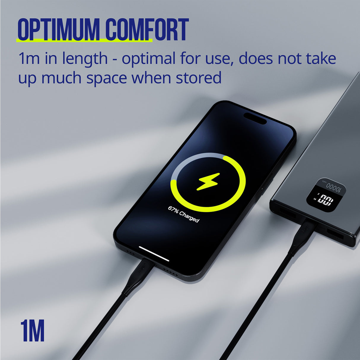 Allity cable AUC-02 USB-C - USB-C 1.0 m 100W black