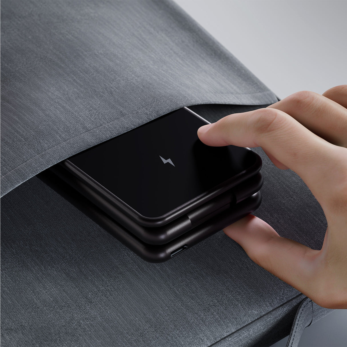 Allity AWC-230-225WMS wireless charger 22.5W graphite 3w1