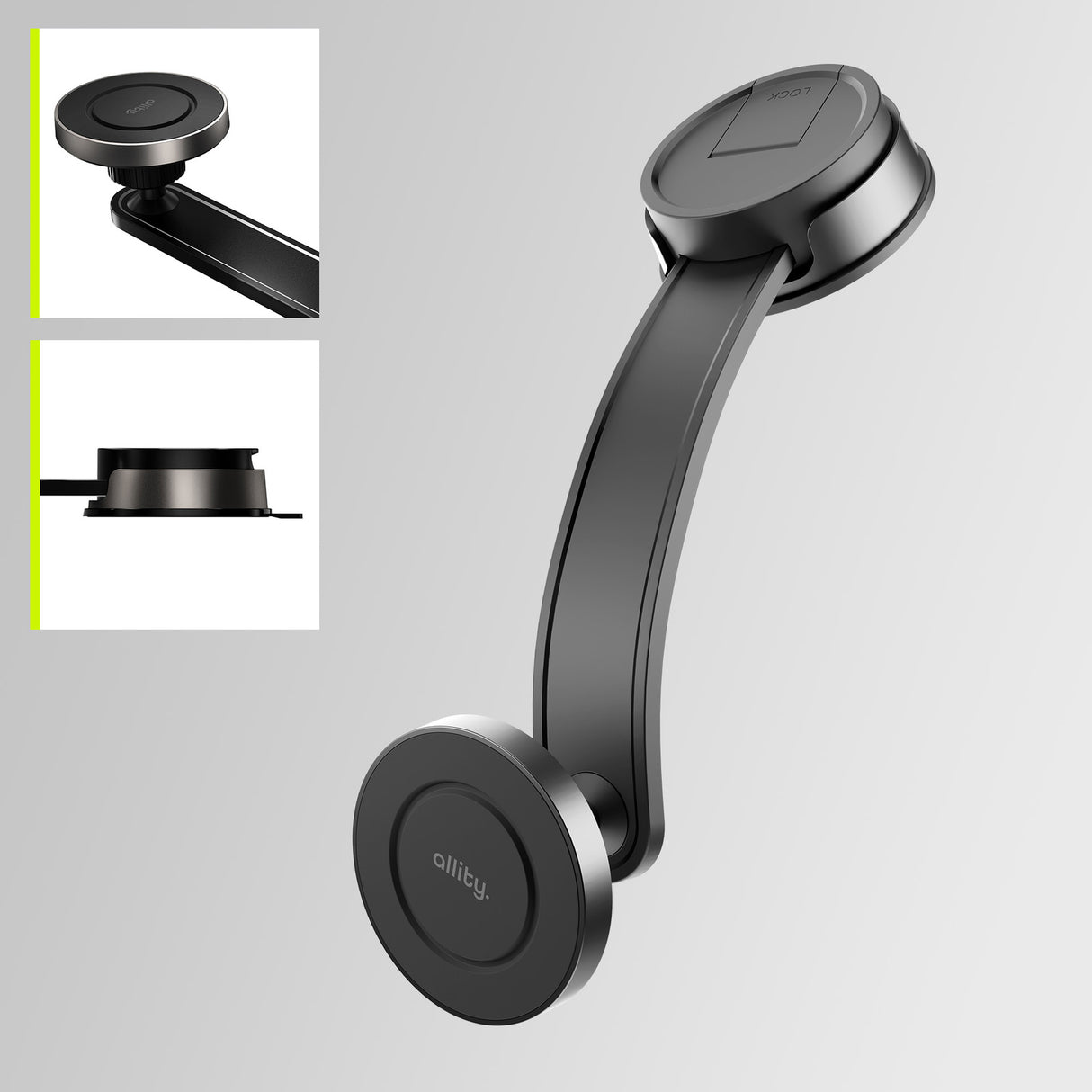 Allity car holder magnetic ACH-200 MS black