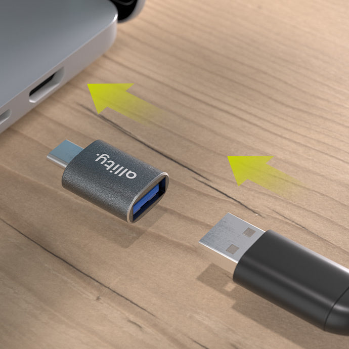 Allity adapter ABA-102 USB 3.0 do USB-C grey