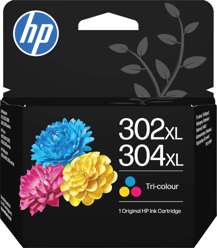 HP 302XL/304XL Tri-clr Original Ink Crtg