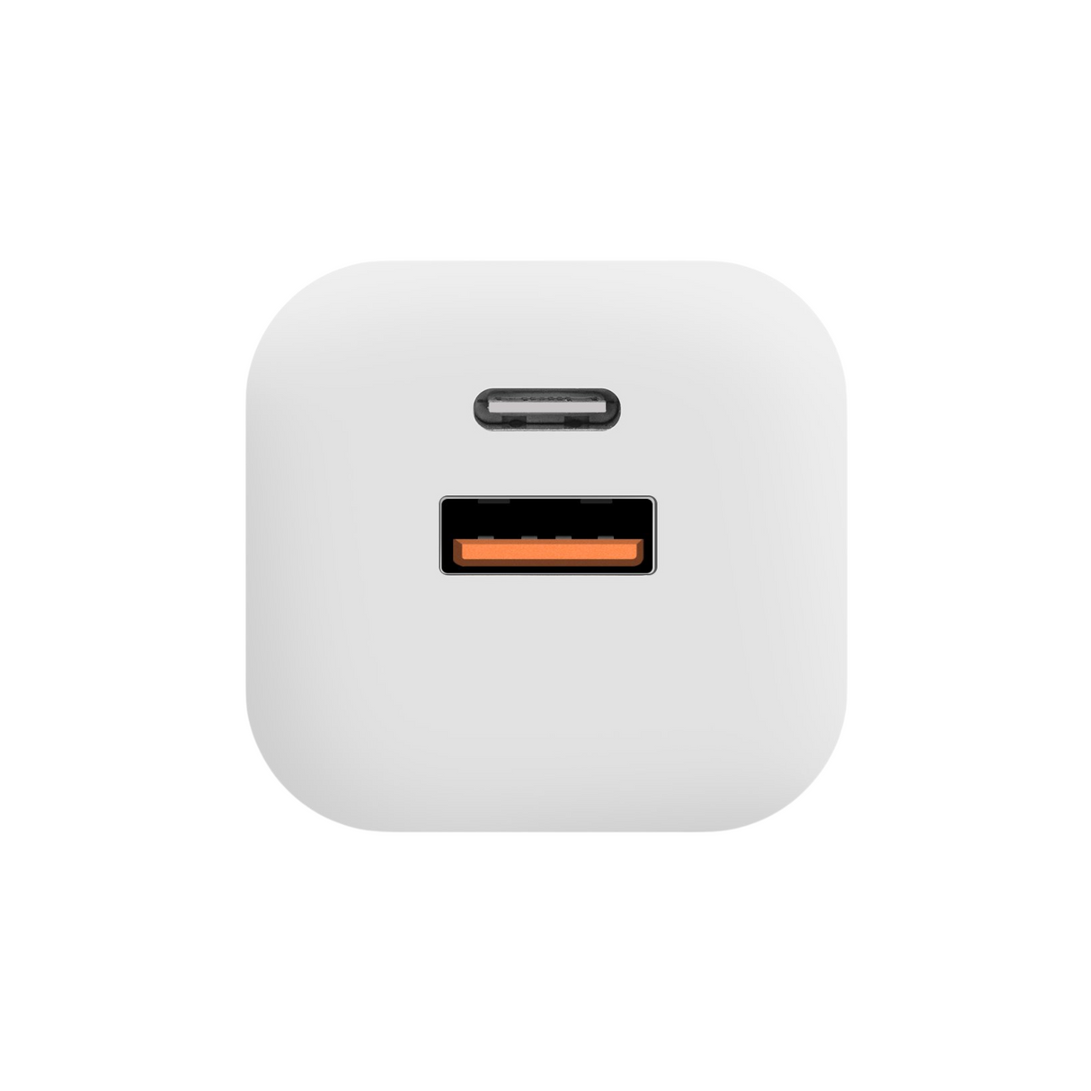 OBAL:ME GaN Wall Charger USB-A + USB-C 36W White