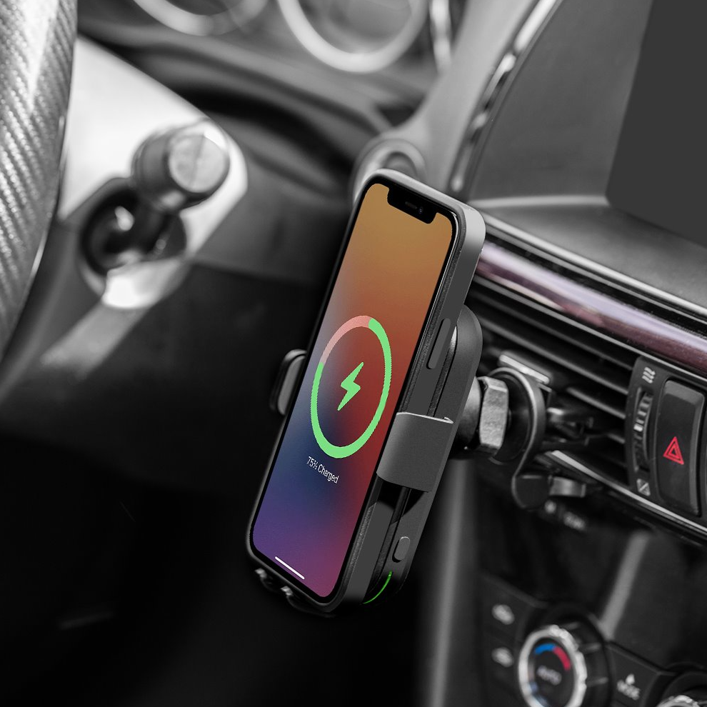 OBAL:ME GravCharger Wireless Charging Car Holder 15W - Black