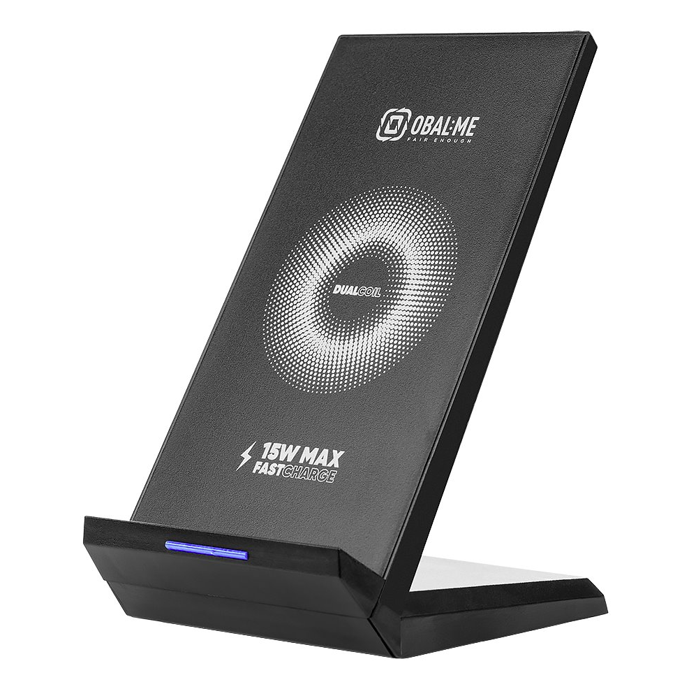 OBAL:ME StandCharger Wireless Charging Stand 15W - Black