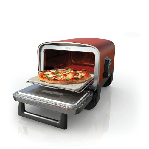 Ninja Woodfire udendørs pizzaovn 8-i-1, rød EU OO101EU