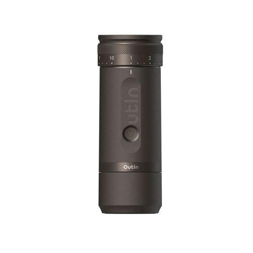 OutIn Fino Portable Espresso Machine, 28 Grinding Options, 1000mAh, Thundra Brown EU