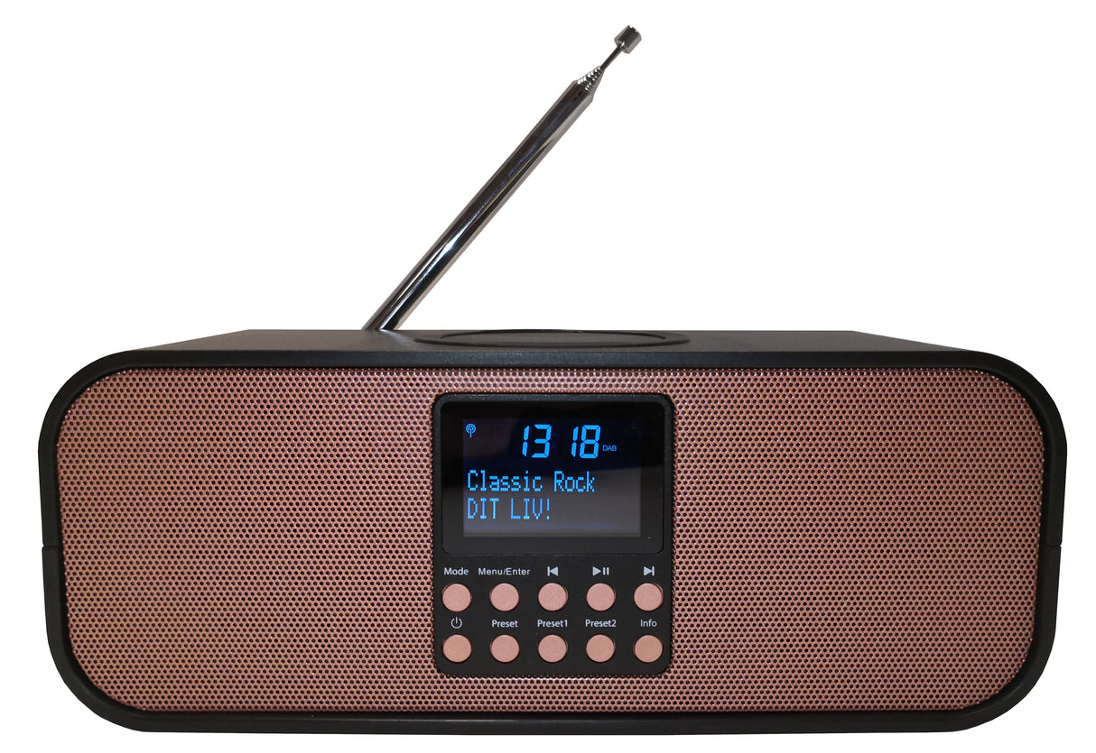Scansonic PA8001 DAB+ radio med trådløs oplader
