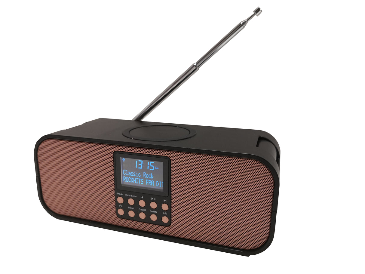 Scansonic PA8001 DAB+ radio med trådløs oplader