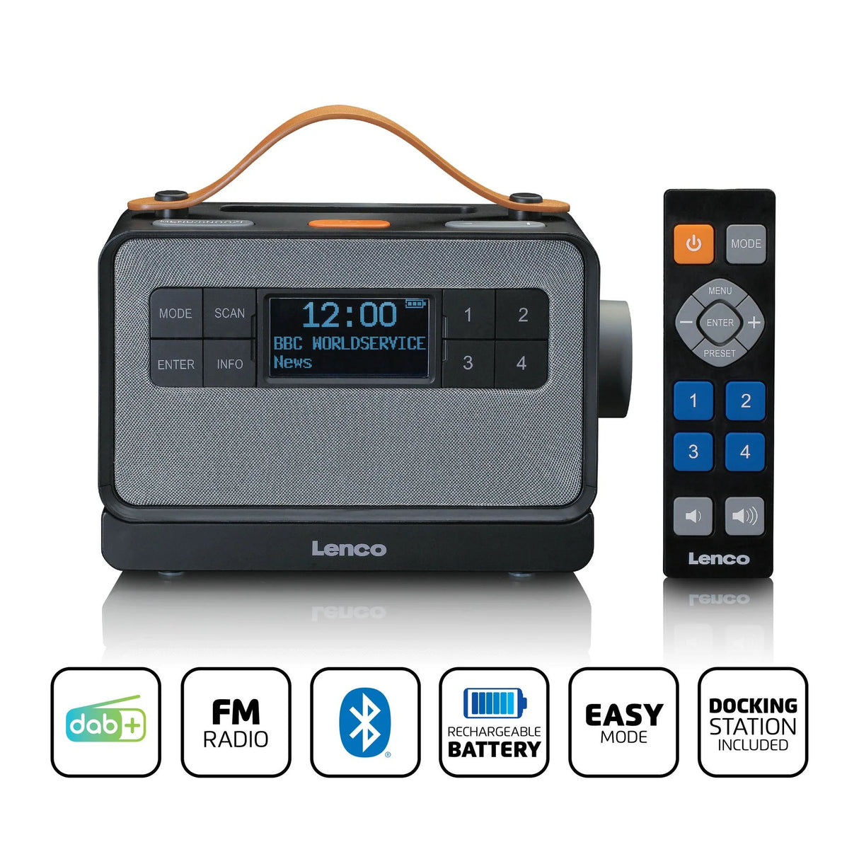 Lenco PDR-065 DAB+ radio - SORT