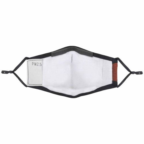 PureMe Genbrugs / Justerbar Maske Linie 2 st. N95- filtre inde i pakken Rust Orange