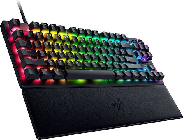 Razer Huntsman V3 Pro Tenkeyless - Gaming Tastatur - Uden Numpad - Nordisk - Sort