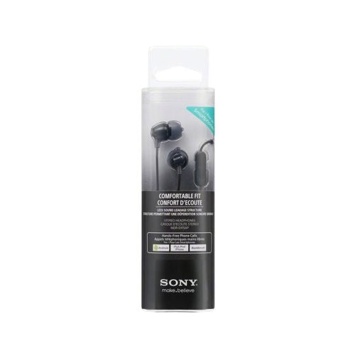 Sony MDR-EX15AP In-Ear Earphone med mikrofon sort EU