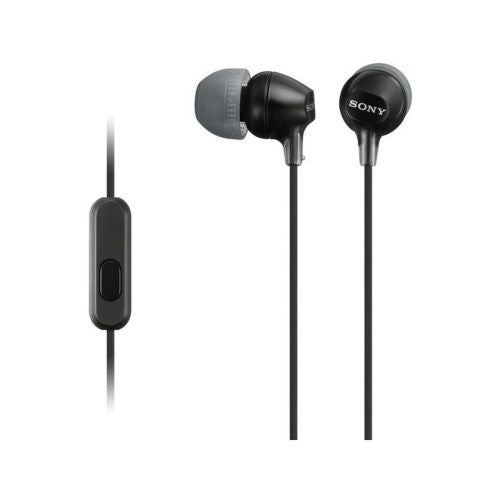 Sony MDR-EX15AP In-Ear Earphone med mikrofon sort EU