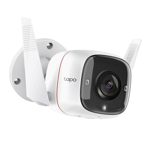 TP-Link Camera Tapo TC65 Wi-Fi Outdoor Security Pan/Tilt, 2K 3MP, Night Vision, Hvid EU