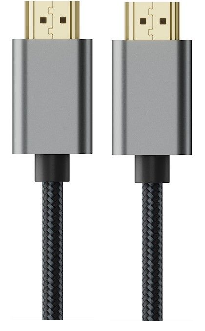 HDMI-kabel med aluminiumstik og bomuldsflet, 4K*2K@60Hz, 5m