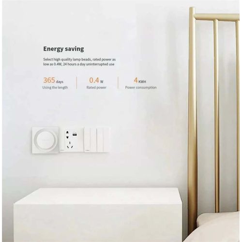 Xiaomi Yeelight Plug-in LED-lyssensor natbelysning hvid EU YTDA1219001WTGL