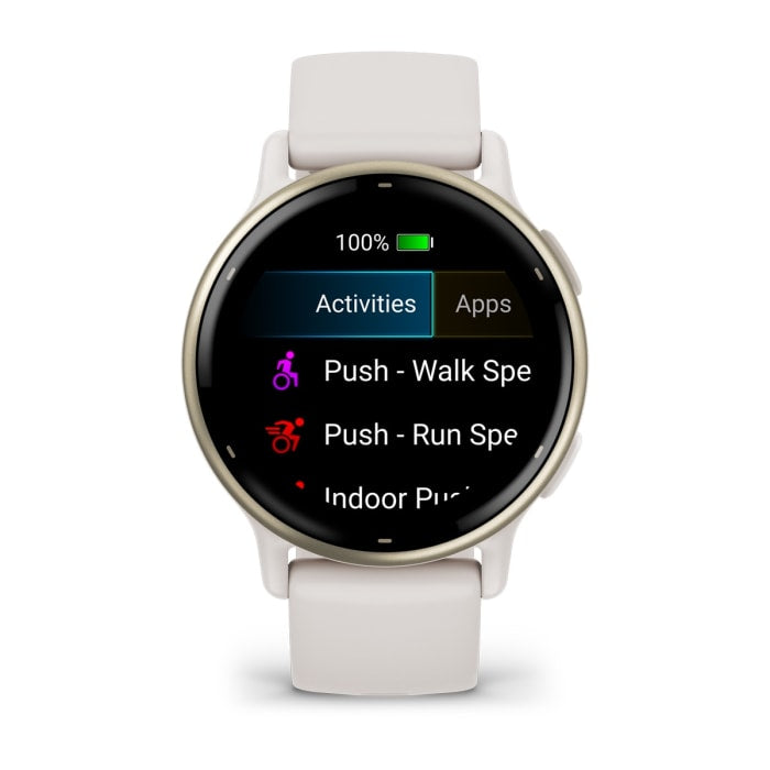Garmin vívoactive 5 Guld Hvid SmartWatch