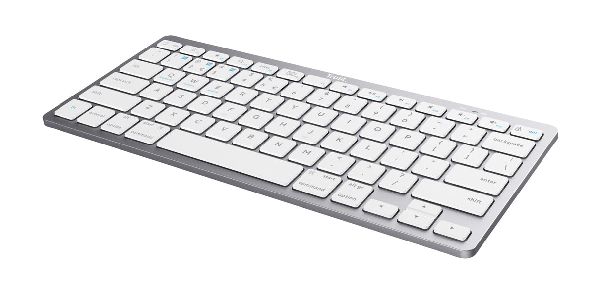 Trust 24651 tastatur Universel Bluetooth QWERTY US engelsk Sølv
