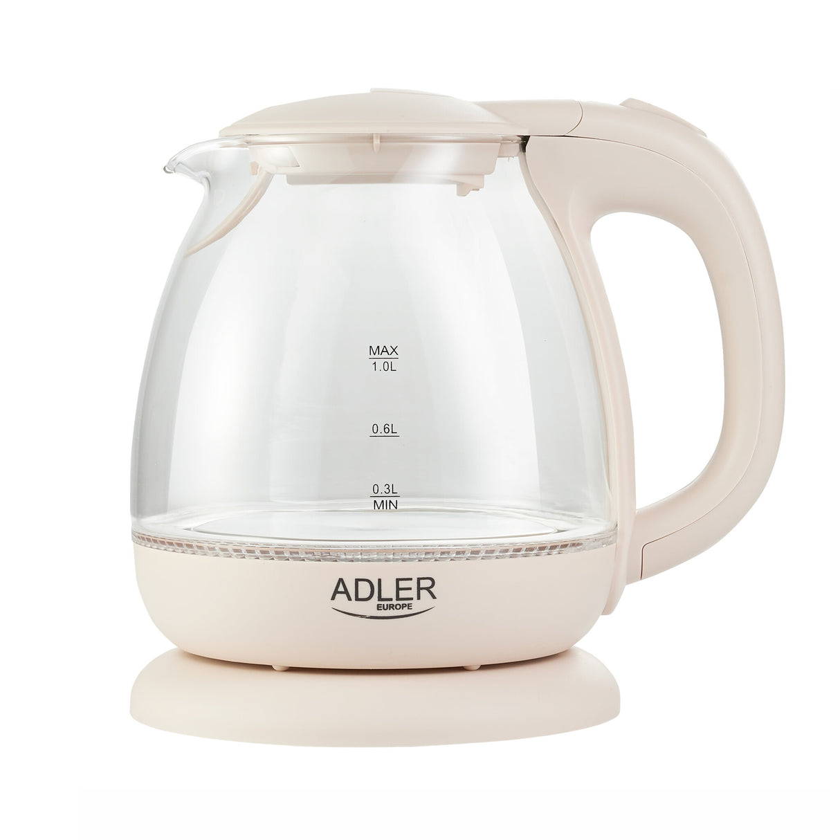 Adler AD 1283C elkedel 1 L 900 W Cremefarvet