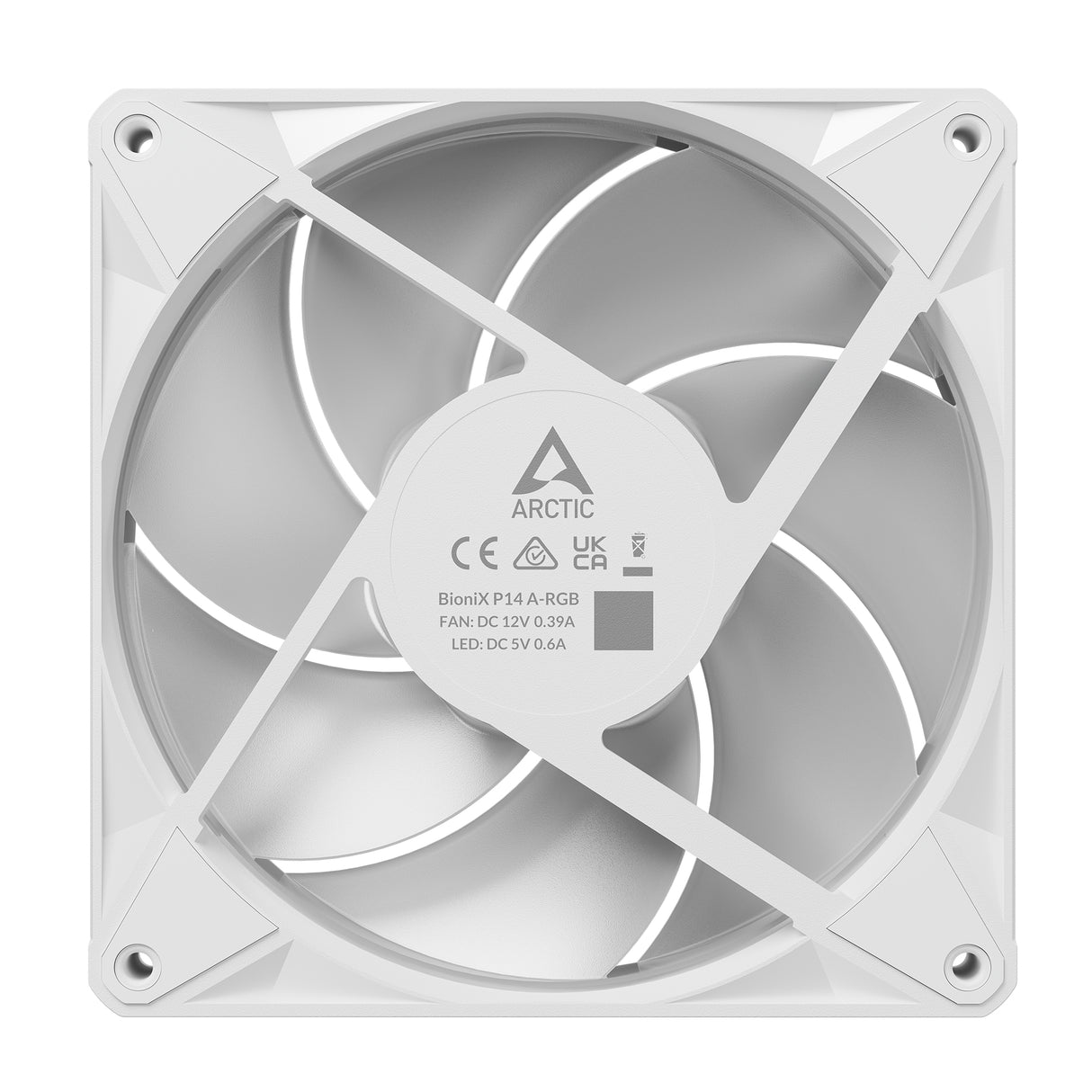 ARCTIC BioniX P14 A-RGB Computerkabinet Ventilator 14 cm Hvid 1 stk