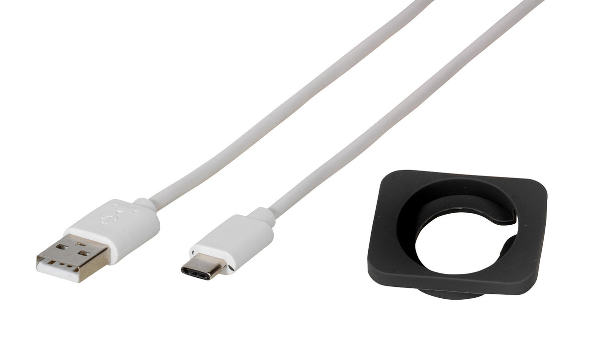 Vivanco 2 in 1 Wireless Fast Charger Smartphone, SmartWatch Hvid USB Hurtig opladning Indendørs