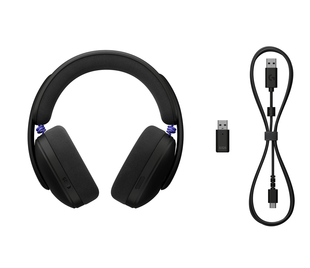 Logitech G G325 LIGHTSPEED Headset Trådløs Spil USB Type-C Bluetooth Sort