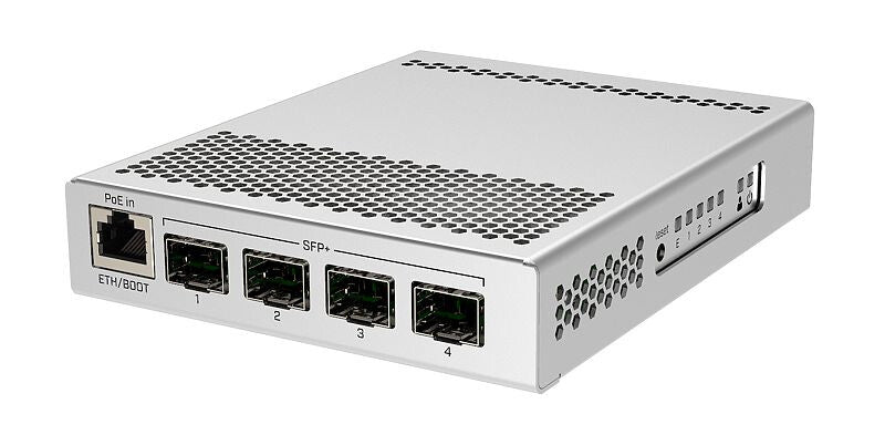 Mikrotik CRS305-1G-4S+IN netværksswitch Administreret Gigabit Ethernet (10/100/1000) Strøm over Ethernet (PoE) Hvid