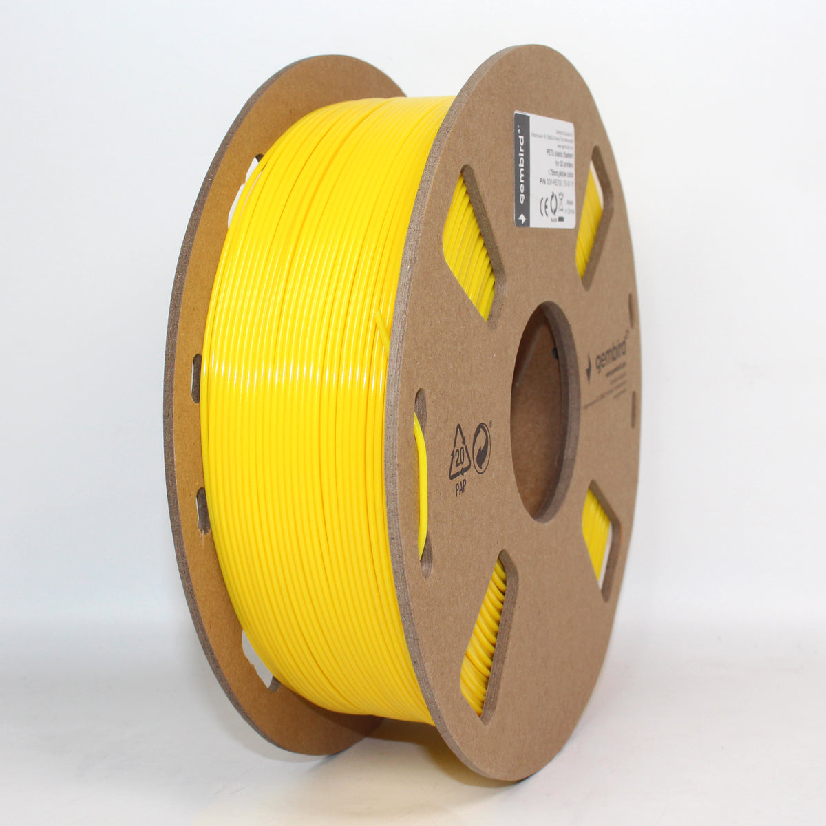 Gembird PETG filament 1.75mm Gul 3DP-PETG1.75-01-Y