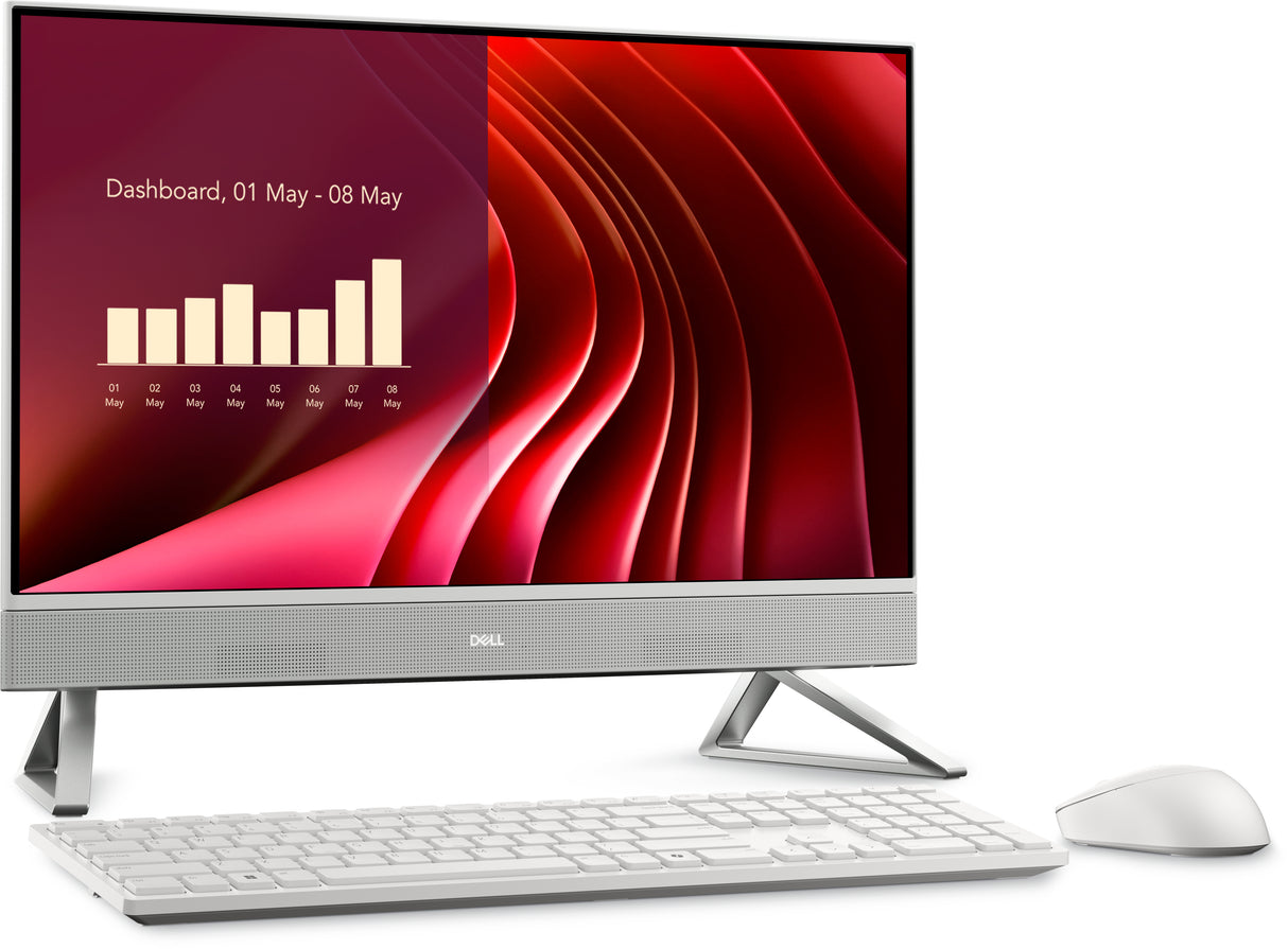 DELL EC24250 Intel Core 7 150U 60,5 cm (23.8") 1920 x 1080 pixel Berøringsskærm All-in-One PC 16 GB DDR5-SDRAM 1 TB SSD Windows 11 Pro Wi-Fi 6E (802.11ax) Hvid