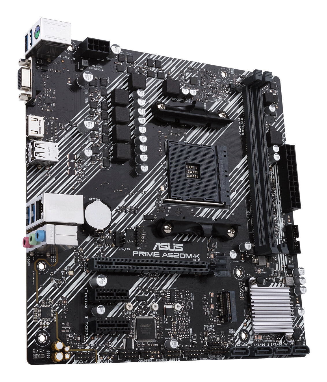 ASUS PRIME A520M-K AMD A520 Stik AM4 micro ATX
