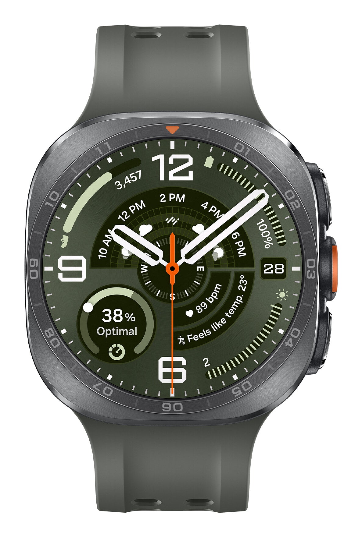 Samsung Galaxy Watch Ultra 2 L715 (2026) 47mm, LTE, NFC, BT 6.0 Titan Sølv EU SM-L715