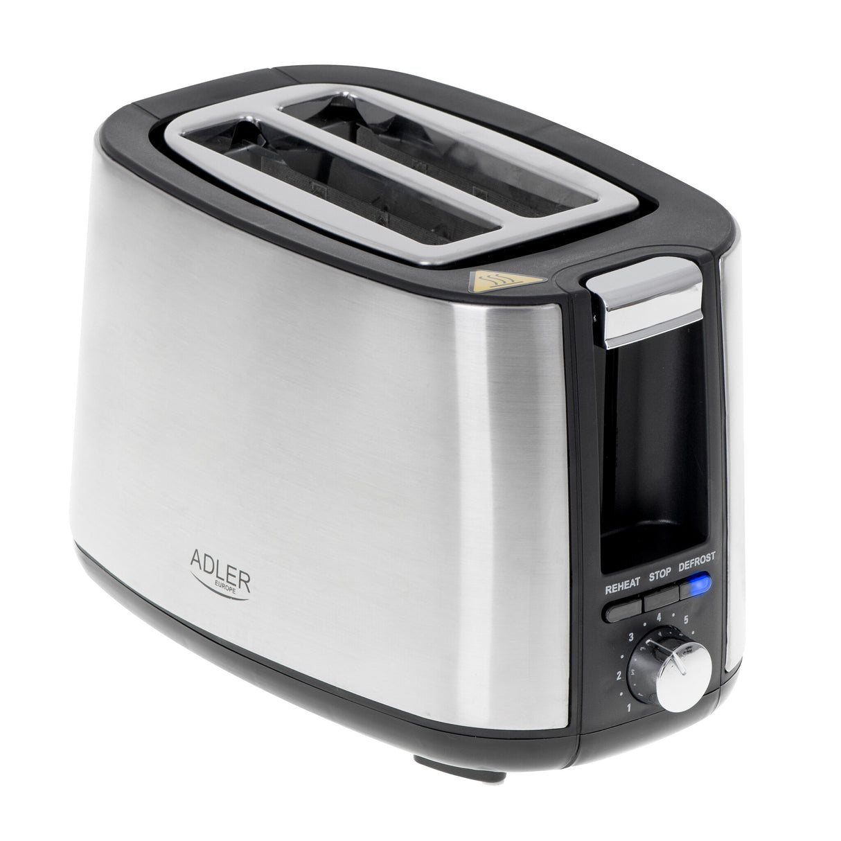 Adler AD 3214 brødrister 7 2 skive(r) 900 W Sølv