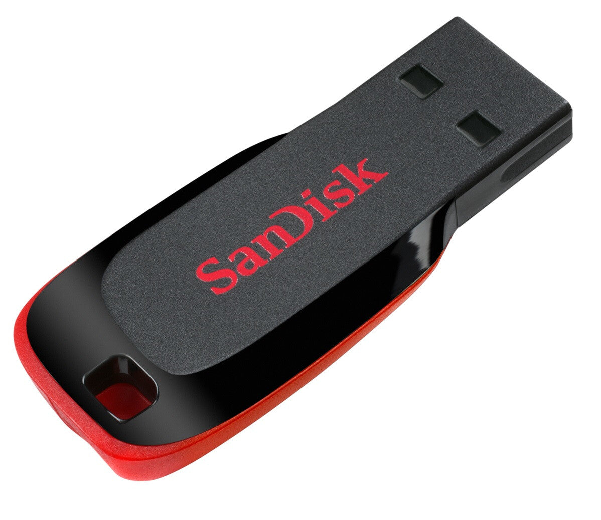 SanDisk Cruzer Blade USB-nøgle 128 GB USB Type-A 2.0 Sort, Rød